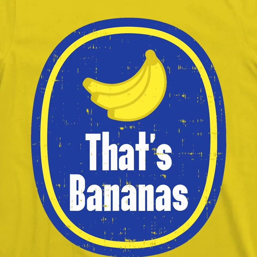 Thats Bananas Sticker Funny Fruit Lazy DIY Halloween Costume T-Shirt