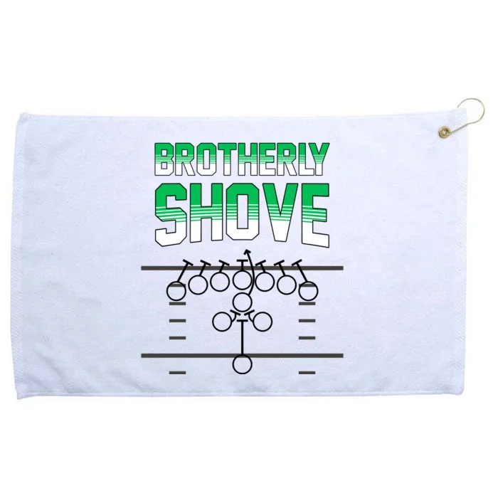 The Brotherly Shove Philadelphia Eagle Football Grommeted Golf Towel