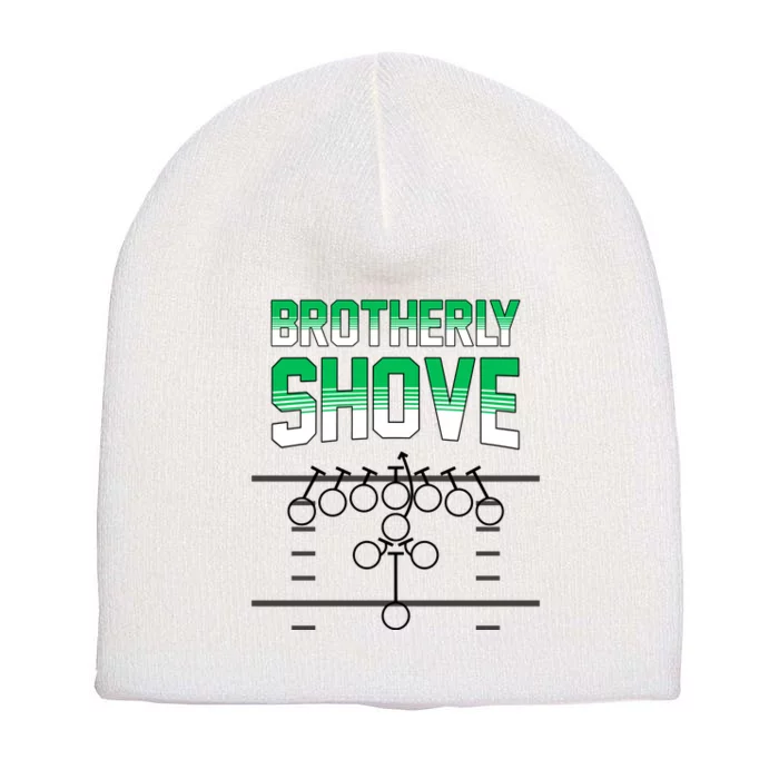 The Brotherly Shove Philadelphia Eagle Football Short Acrylic Beanie