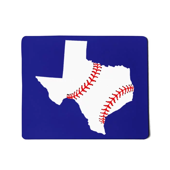 Texas Baseball State Funny Texas Baseball Mousepad