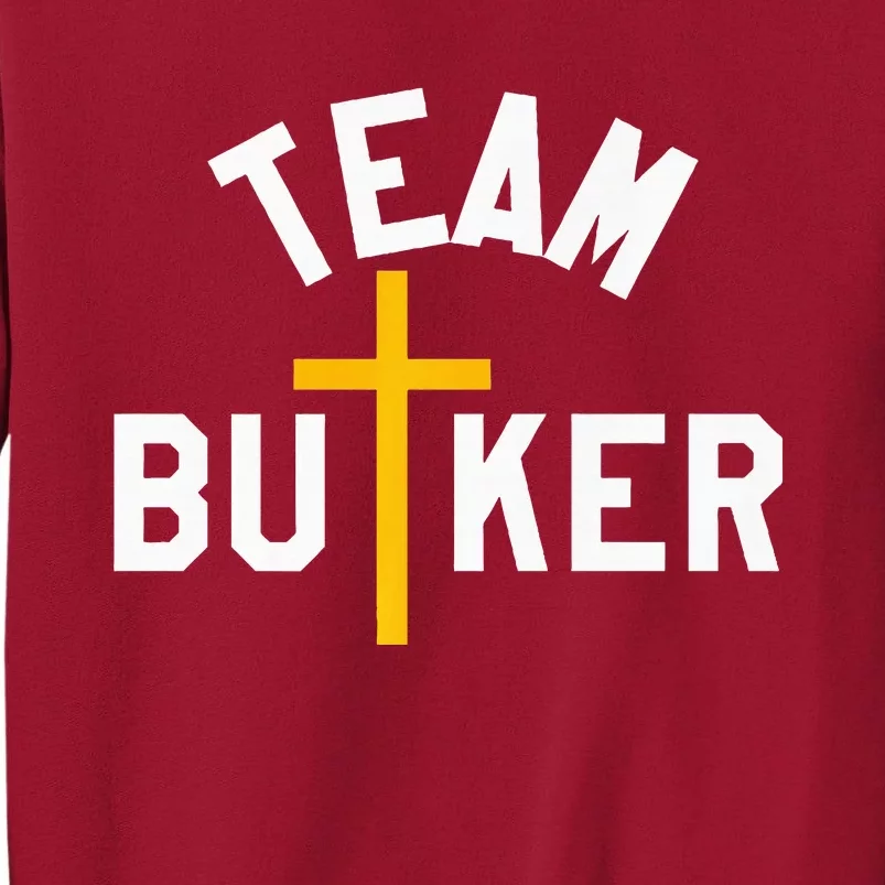 Team Butker Surname Christianity Cross Family Name Tall Sweatshirt