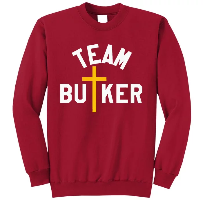 Team Butker Surname Christianity Cross Family Name Tall Sweatshirt