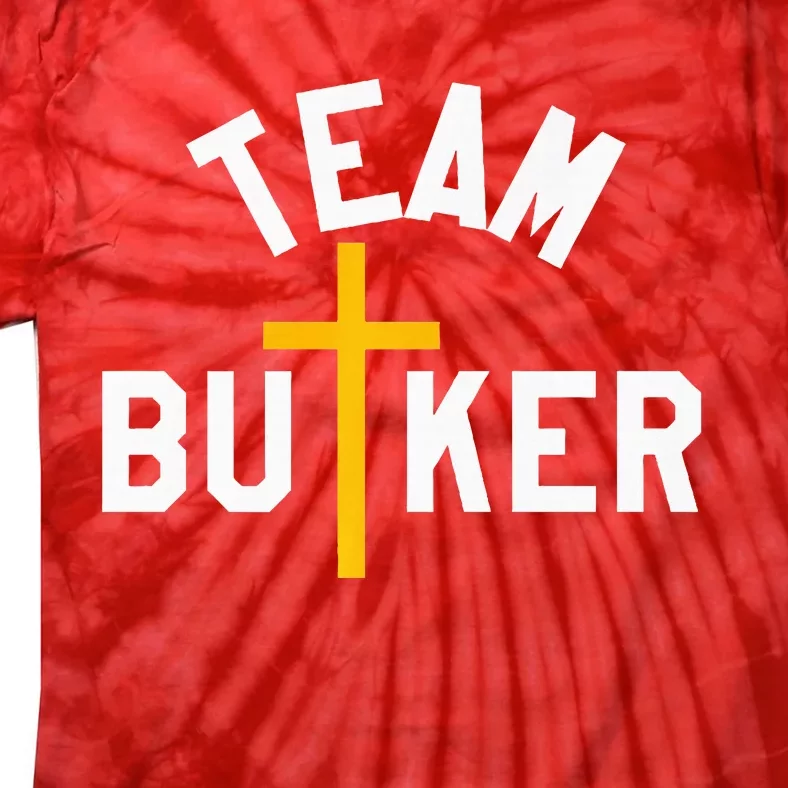 Team Butker Surname Christianity Cross Family Name Tie-Dye T-Shirt