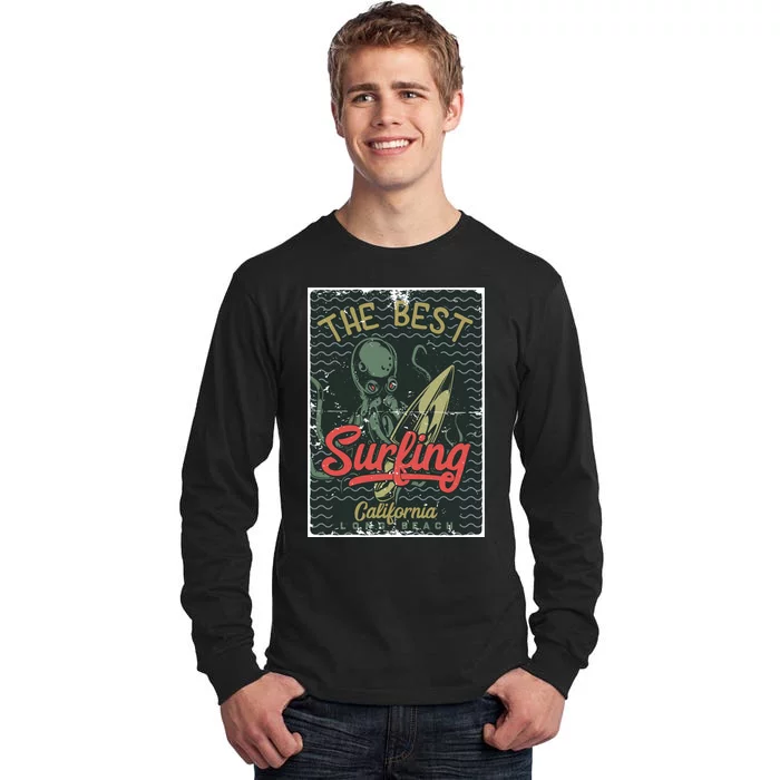 The Best Surfing California Long Beach Tall Long Sleeve T-Shirt