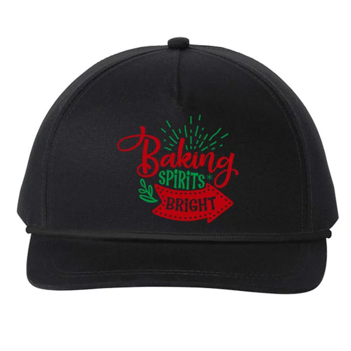 The Baking Spirits Bright01 Is The Best Present For Gift Snapback Five-Panel Rope Hat