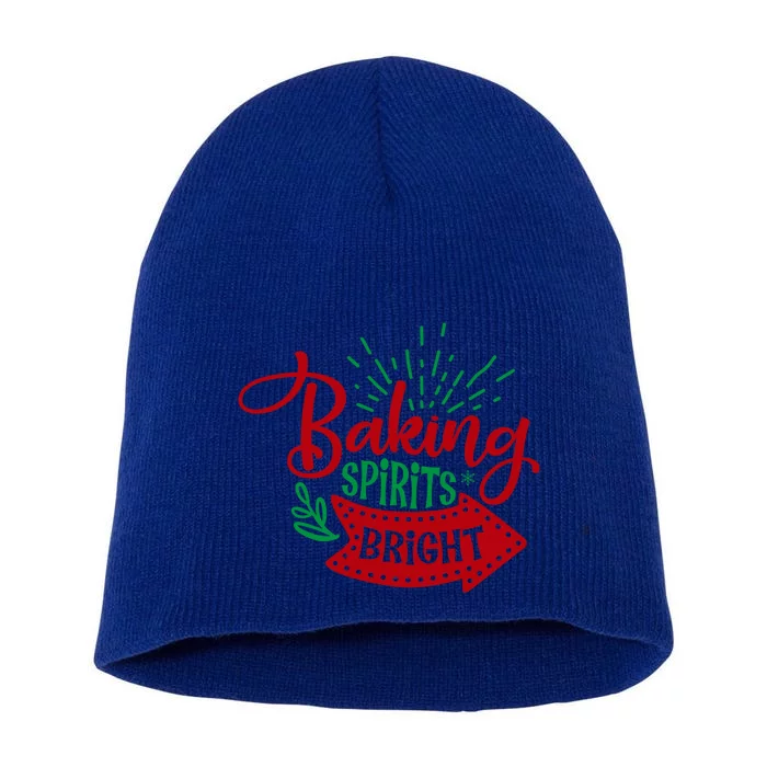 The Baking Spirits Bright01 Is The Best Present For Gift Short Acrylic Beanie