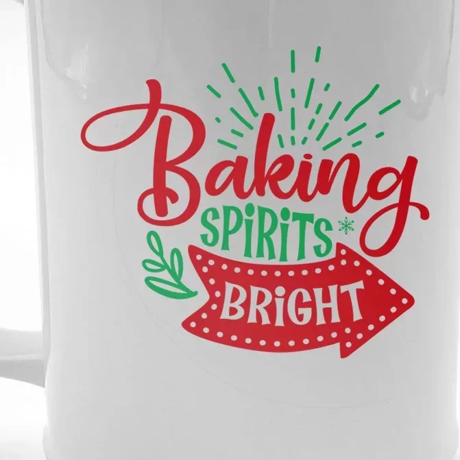 The Baking Spirits Bright01 Is The Best Present For Gift Front & Back Beer Stein