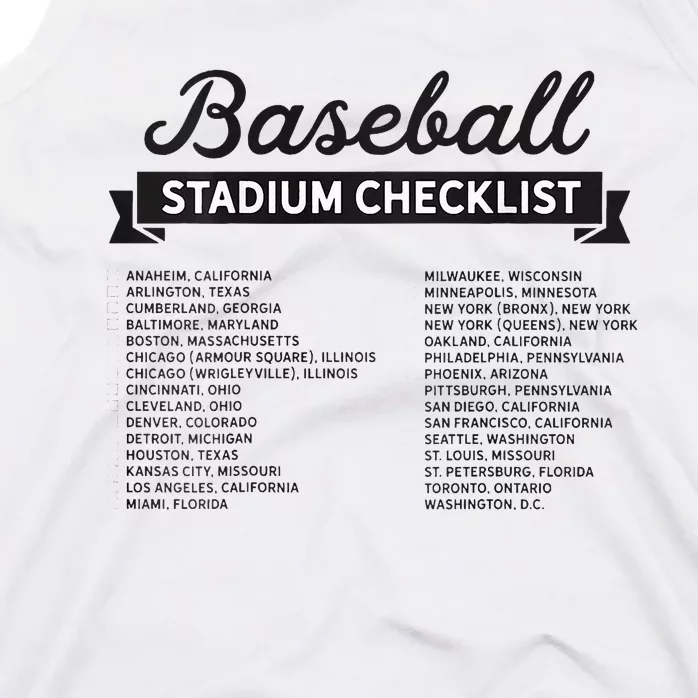 The Baseball Stadium Quest Tank Top