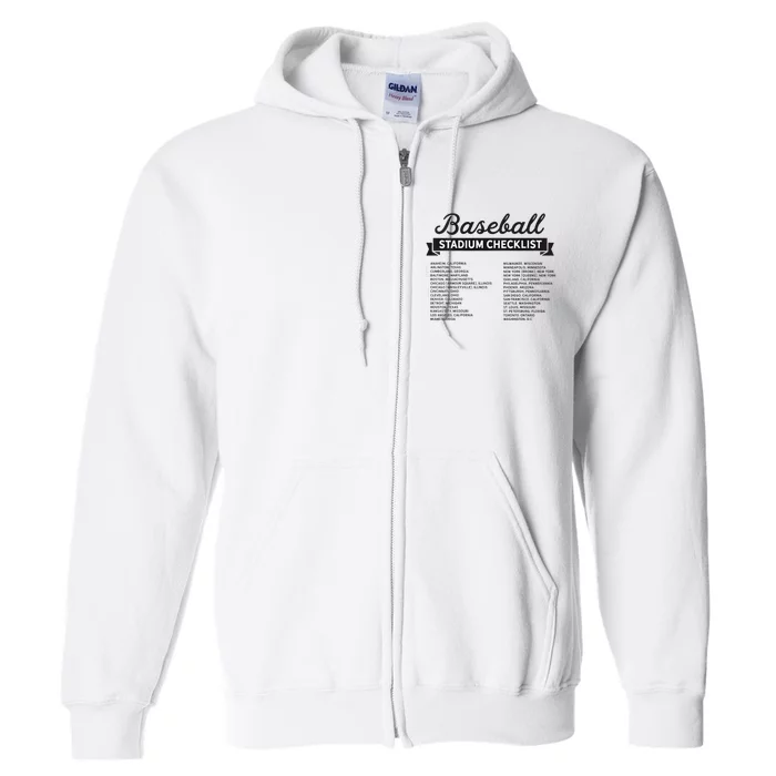 The Baseball Stadium Quest Full Zip Hoodie