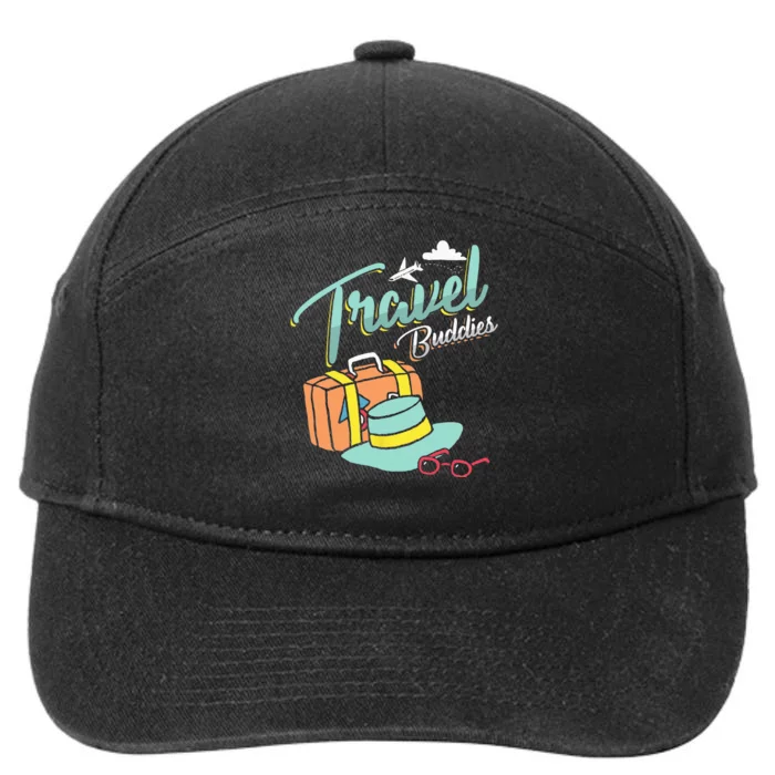 Travel Buddies Summer Getaway Vacation Traveling Traveler 7-Panel Snapback Hat