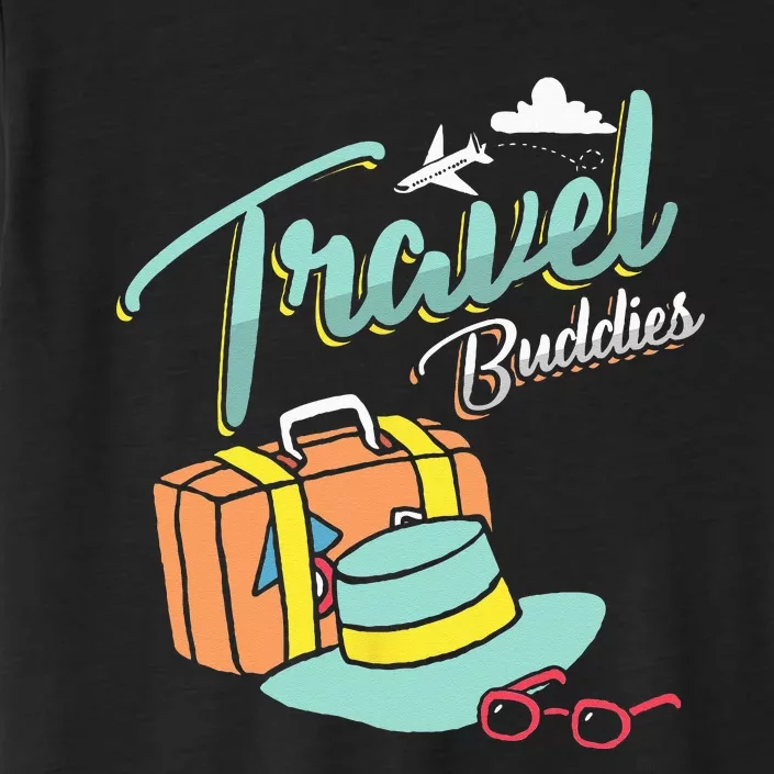 Travel Buddies Summer Getaway Vacation Traveling Traveler ChromaSoft Performance T-Shirt