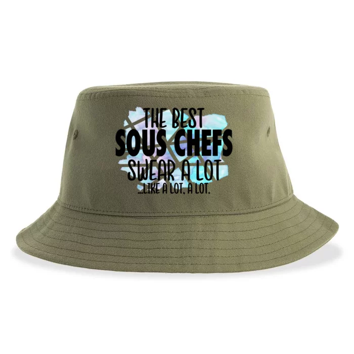 The Best Sous Chefs Swear A Lot Cussing Sous Chef Gift Sustainable Bucket Hat