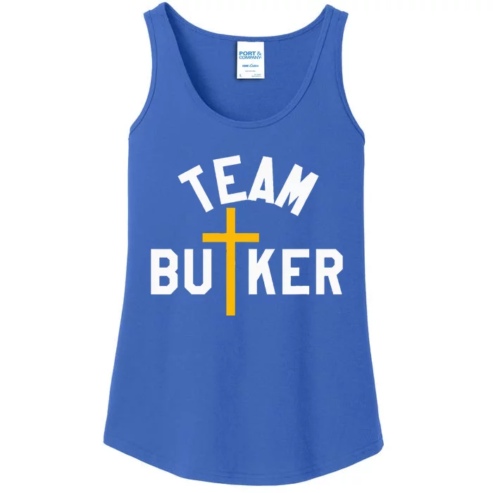 Team Butker Surname Christianity Cross Family Name Ladies Essential Tank