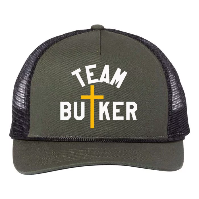 Team Butker Surname Christianity Cross Family Name Retro Rope Trucker Hat Cap