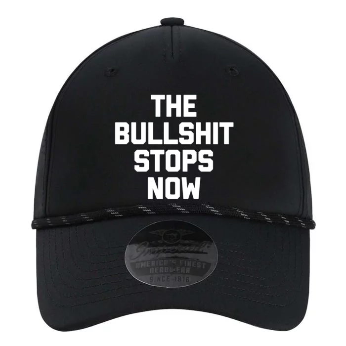 The Bullshit Stops Now Funny Saying Sarcastic Cool Novelty Cool Gift Performance The Dyno Cap