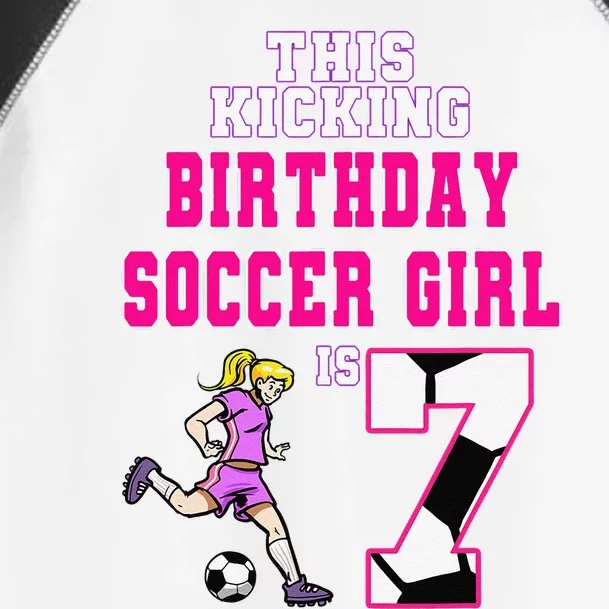 This Birthday Soccer Is 7 Soccer Theme Birthday Party Toddler Fine Jersey T-Shirt