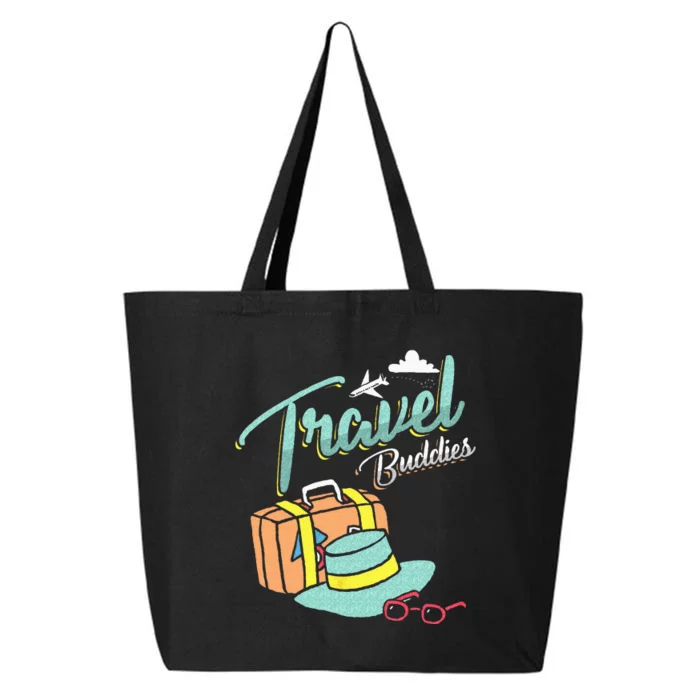 Travel Buddies Summer Getaway Vacation Traveling Traveler 25L Jumbo Tote