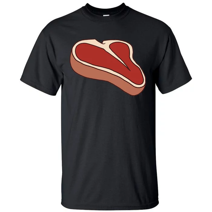 T Bone Steak Last Minute Halloween Costume Funny Gift Tall T-Shirt