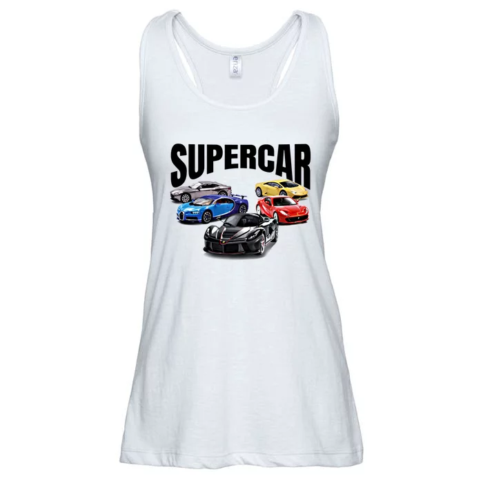 The Best Supercar Racing Fan Funny Gift On The Planet Gift Ladies Essential Flowy Tank