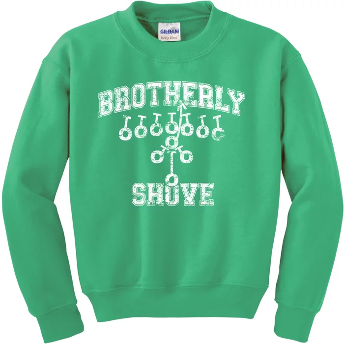 The Brotherly Shove Philadelphia Eagle Football Kids Sweatshirt