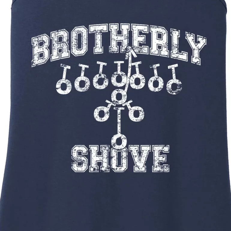 The Brotherly Shove Philadelphia Eagle Football Ladies Essential Tank