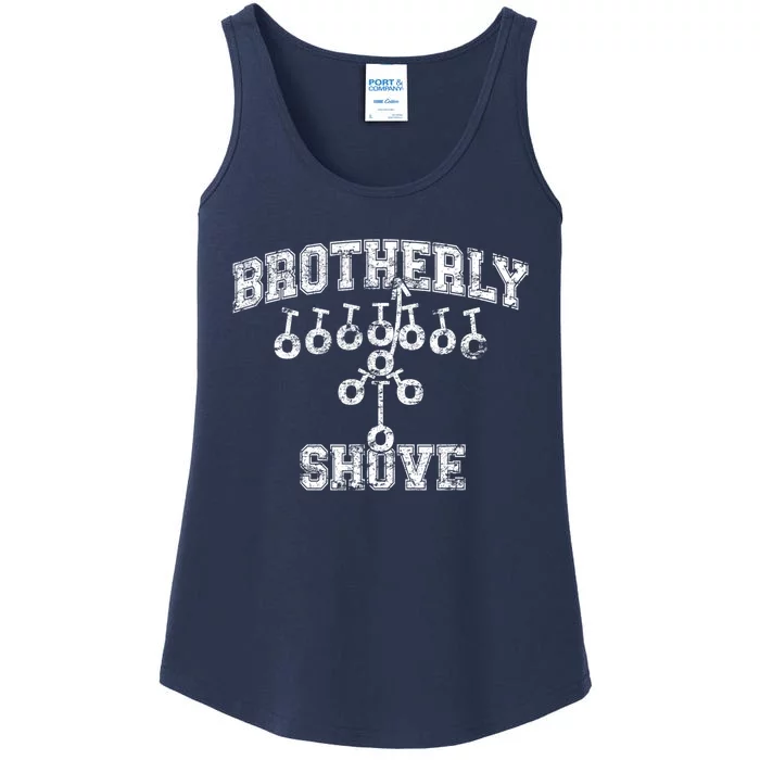 The Brotherly Shove Philadelphia Eagle Football Ladies Essential Tank