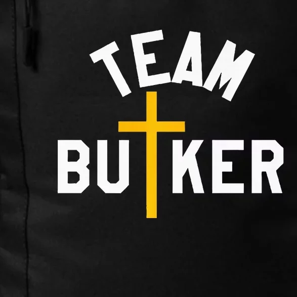 Team Butker Surname Christianity Cross Family Name Daily Commute Backpack