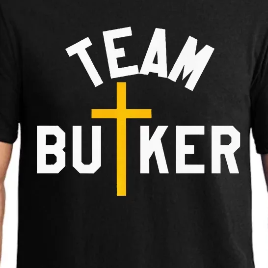 Team Butker Surname Christianity Cross Family Name Pajama Set