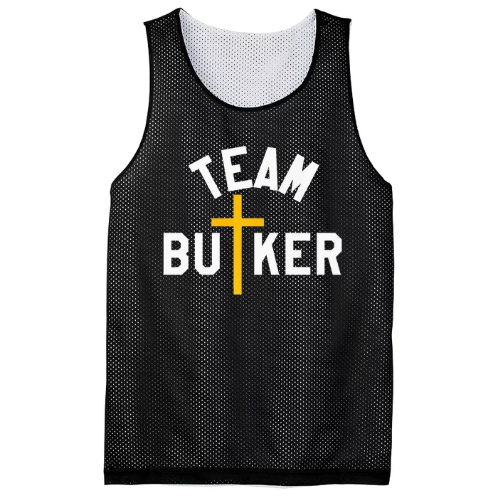 Team Butker Surname Christianity Cross Family Name Mesh Reversible Basketball Jersey Tank