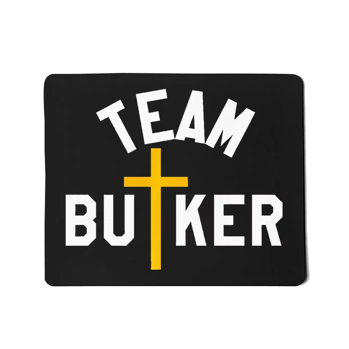 Team Butker Surname Christianity Cross Family Name Mousepad