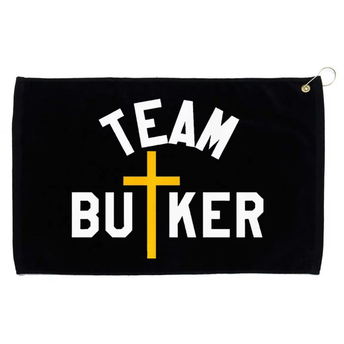 Team Butker Surname Christianity Cross Family Name Grommeted Golf Towel