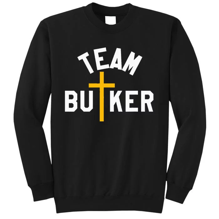 Team Butker Surname Christianity Cross Family Name Tall Sweatshirt