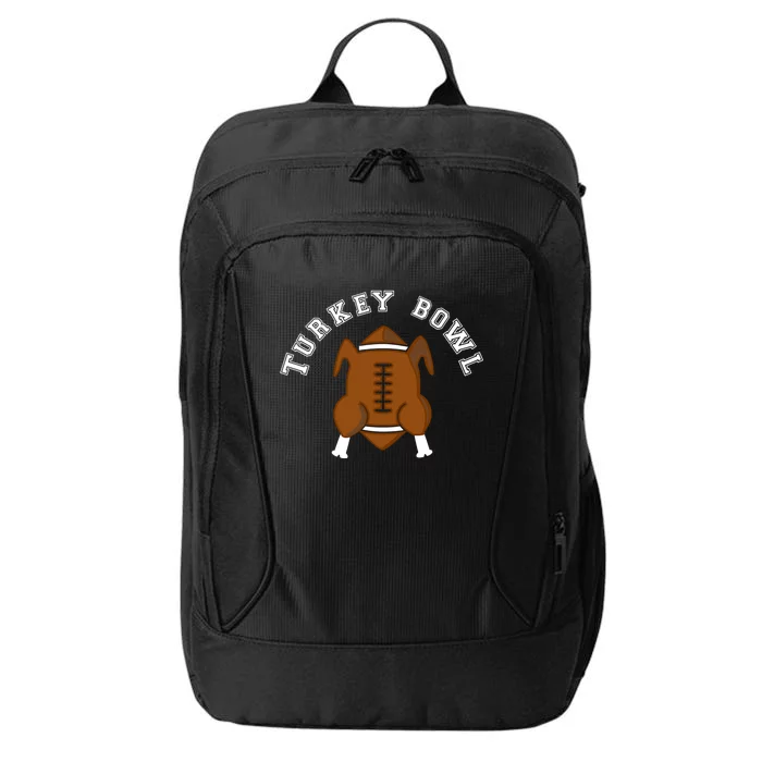 Turkey Bowl Thanksgiving Football Gift City Backpack