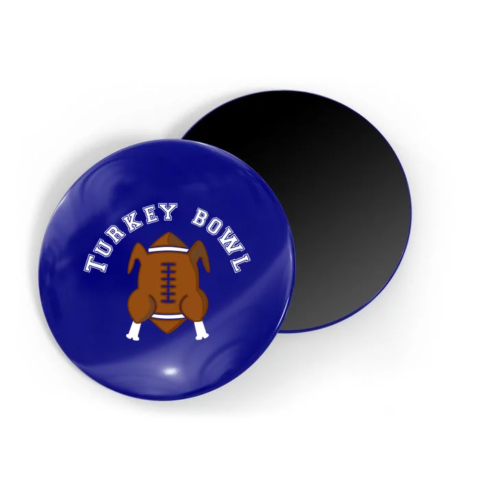 Turkey Bowl Thanksgiving Football Gift Magnet