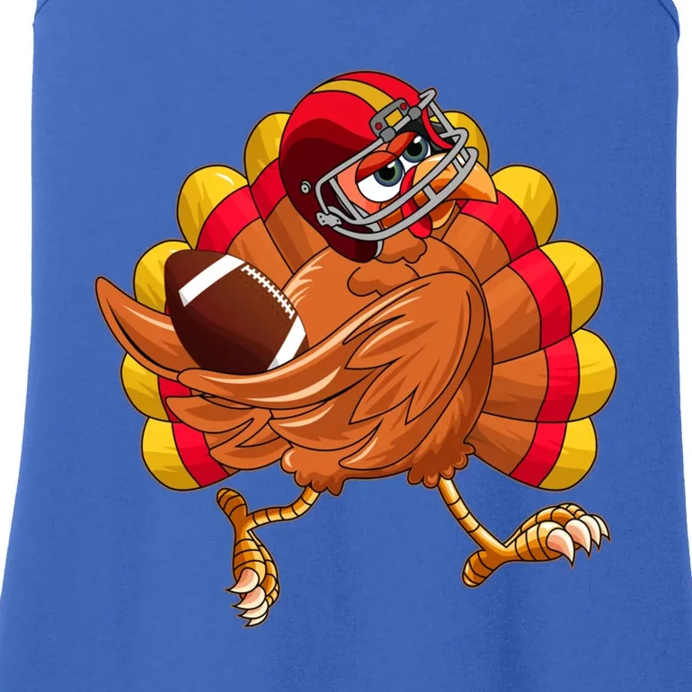 Turkey Bowl Thanksgiving Football Player Costume Gift Ladies Essential Tank