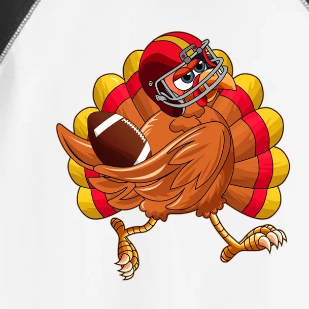 Turkey Bowl Thanksgiving Football Player Costume Gift Toddler Fine Jersey T-Shirt