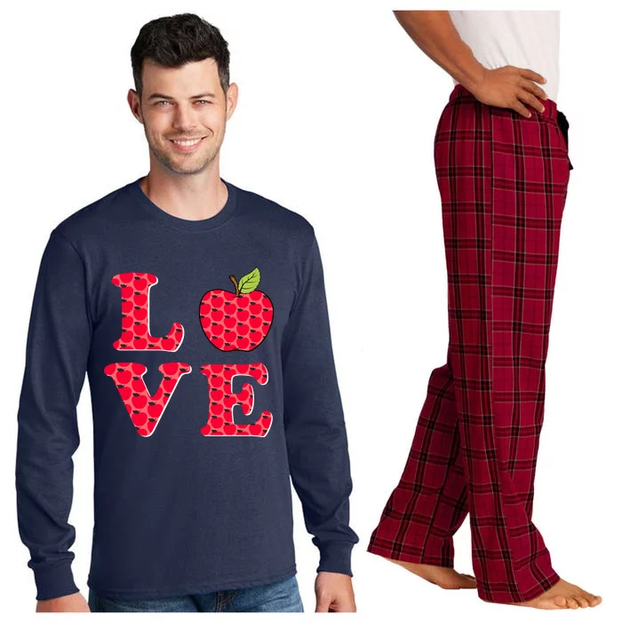 Teacher Back To School Long Sleeve Pajama Set