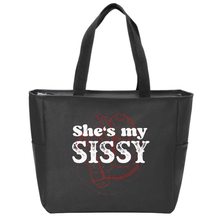 Texas Bud Texas Sissy Square Dance Couple Rodeo Zip Tote Bag