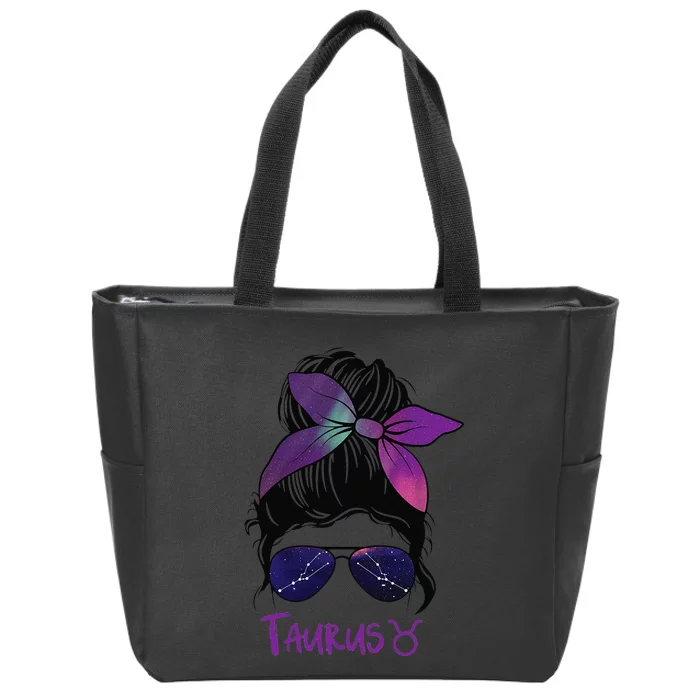 Taurus Birthday Taurus woman Zodiac Constellation Zip Tote Bag