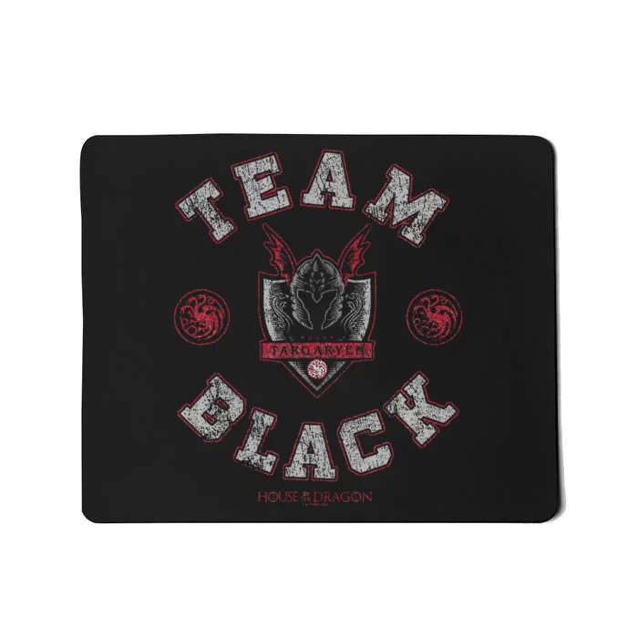 Team Black Targaryen House Mousepad