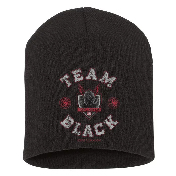 Team Black Targaryen House Short Acrylic Beanie