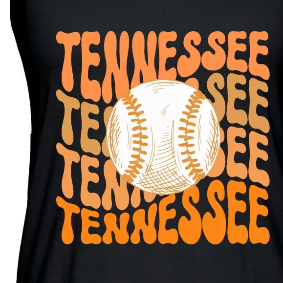 Tennessee Baseball Ladies Essential Flowy Tank