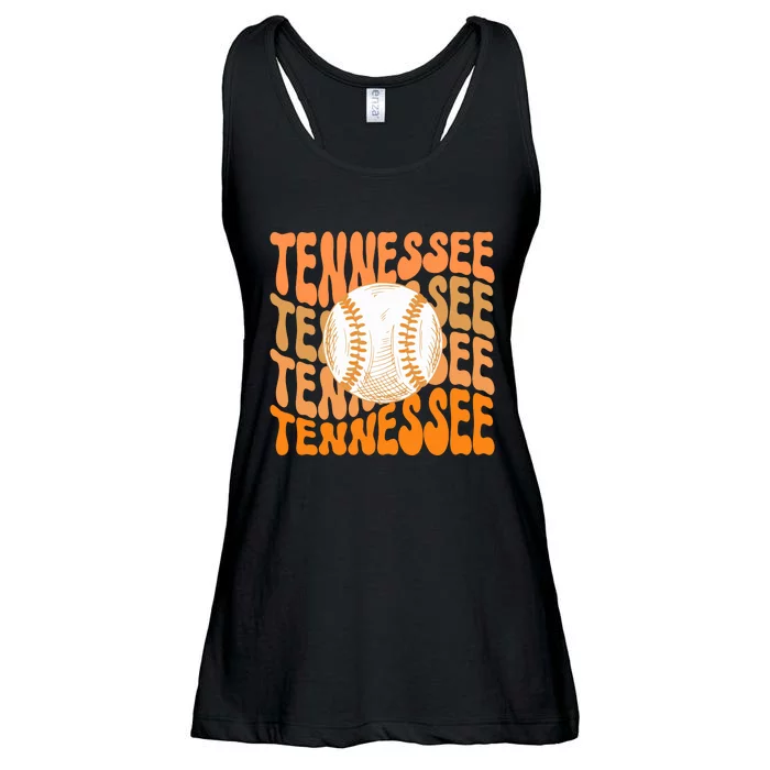 Tennessee Baseball Ladies Essential Flowy Tank