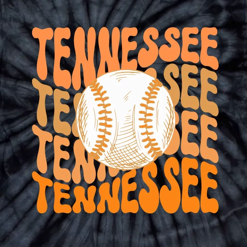 Tennessee Baseball Tie-Dye T-Shirt