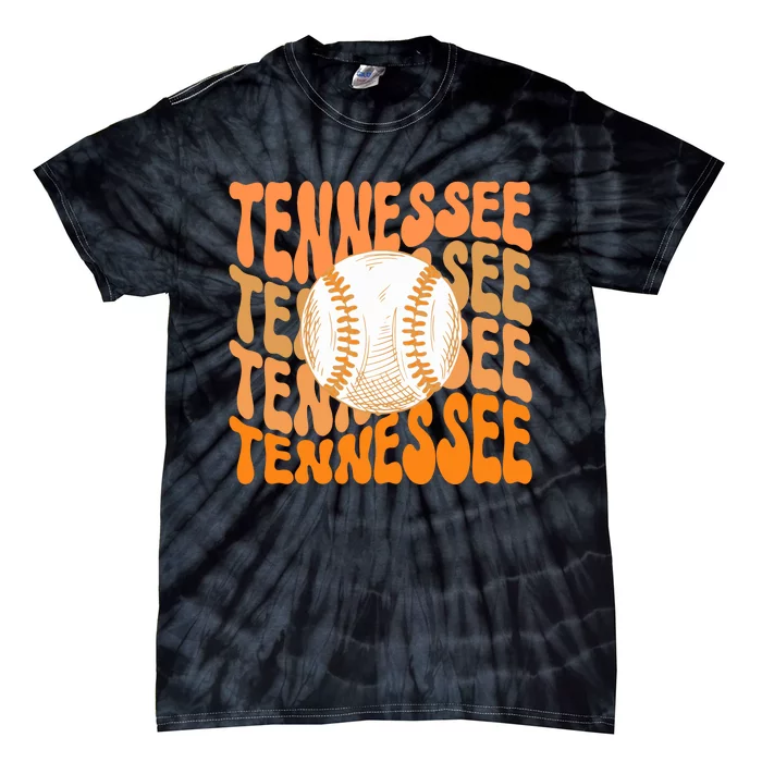 Tennessee Baseball Tie-Dye T-Shirt