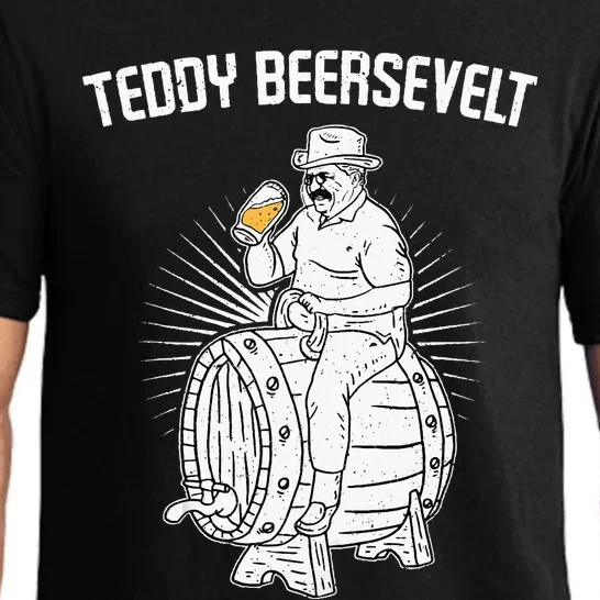 Teddy Beersevelt Theodore Roosevelt Beer 4th Of July Party Pajama Set