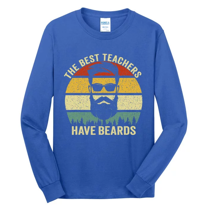 The Best Teachers Have Beards Tall Long Sleeve T-Shirt