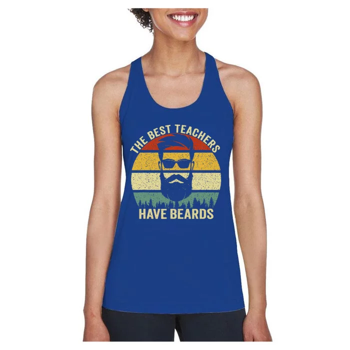 The Best Teachers Have Beards Women's Racerback Tank