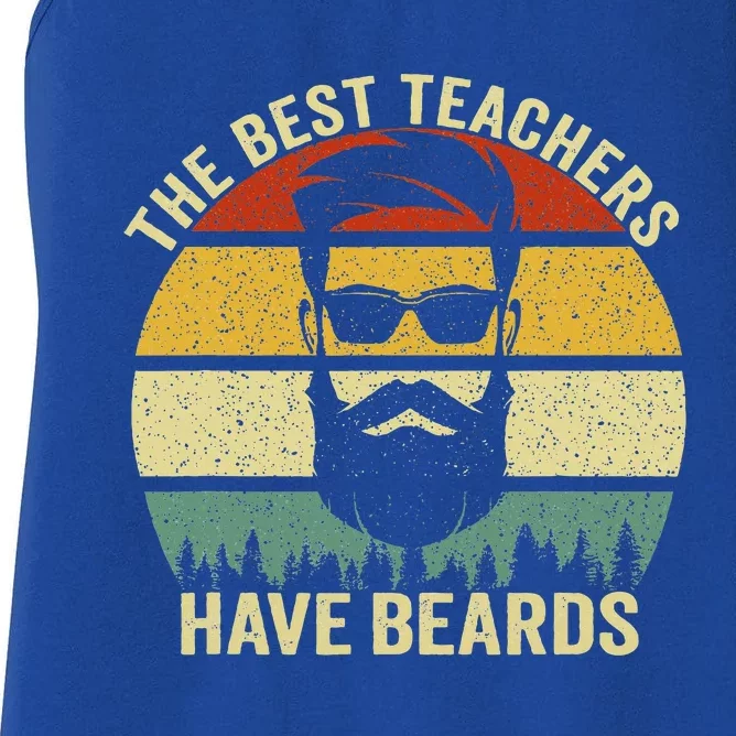 The Best Teachers Have Beards Women's Racerback Tank