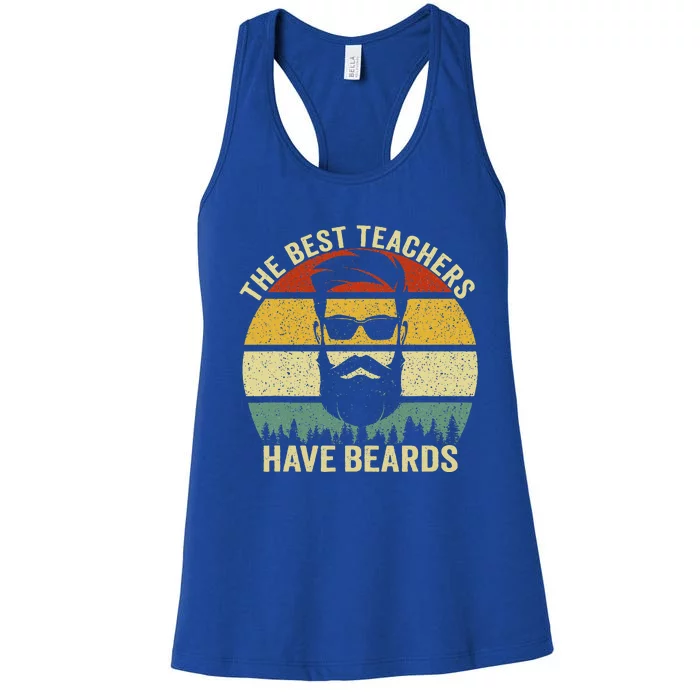 The Best Teachers Have Beards Women's Racerback Tank